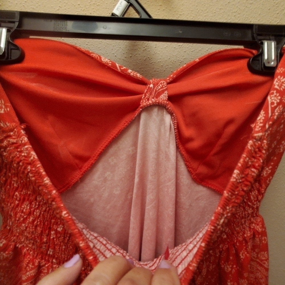 🍉 junior's strapless Top size large no Boundaries brand, country style western - Picture 4 of 9